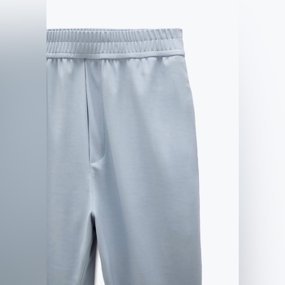 Zara // Light Blue/Grey Jogger Pants🌛 - Picture 4 of 14